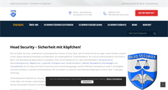 Desktop Screenshot of head-security.de